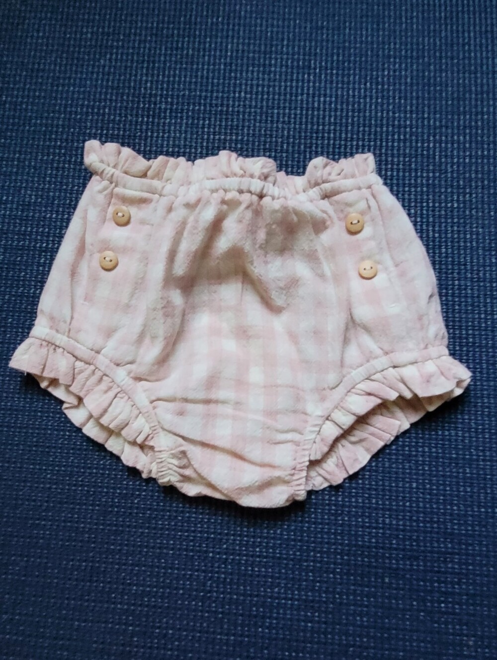 Zara Pink Gingham Ruffle Baby Bloomers 1-3 mths